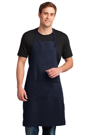 Port Authority - Easy Care Extra Long Bib Apron with Stain Release. A700