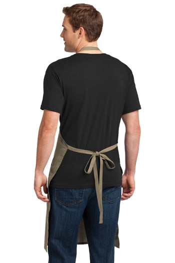 Port Authority - Easy Care Extra Long Bib Apron with Stain Release. A700