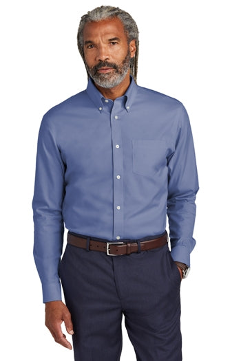 Brooks Brothers® - Wrinkle-Free Stretch Pinpoint Shirt. BB18000