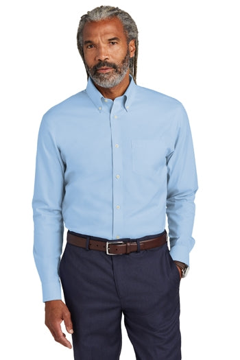 Brooks Brothers® - Wrinkle-Free Stretch Pinpoint Shirt. BB18000