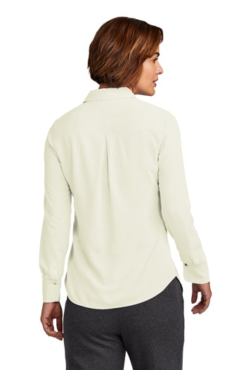 Brooks Brothers - Women’s Full-Button Satin Blouse. BB18007
