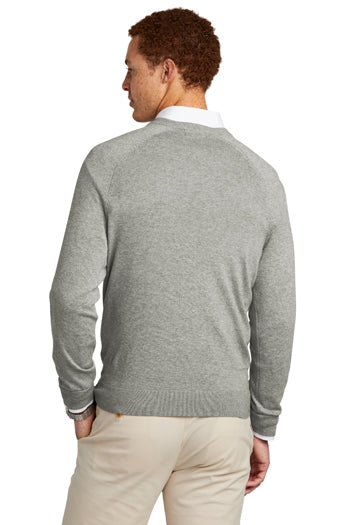 Brooks Brothers® - Cotton Stretch V-Neck Sweater. BB18400