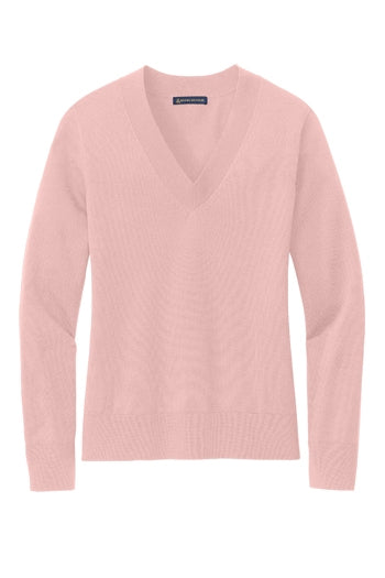 Brooks Brothers® - Women’s Cotton Stretch V-Neck Sweater. BB18401