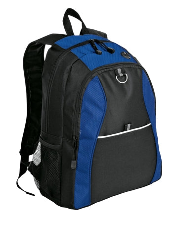 Port Authority - Contrast Honeycomb Backpack. BG1020