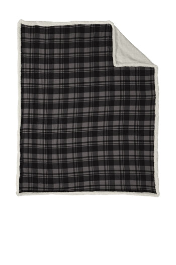 Port Authority - Flannel Sherpa Blanket. BP43