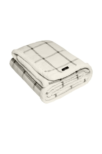 Port Authority - Flannel Sherpa Blanket. BP43