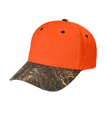 Port Authority - Safety Cap with Camo Brim. C804