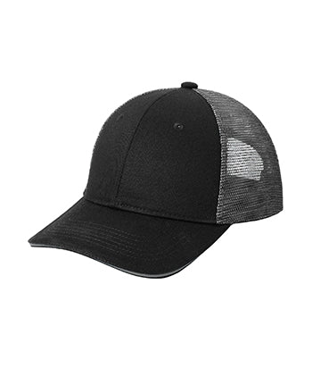 Port Authority® Double Mesh Snapback Sandwich Bill Cap. C818