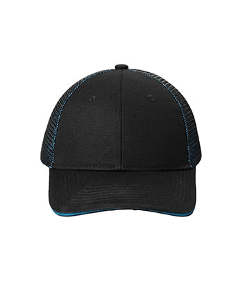 Port Authority® Double Mesh Snapback Sandwich Bill Cap. C818