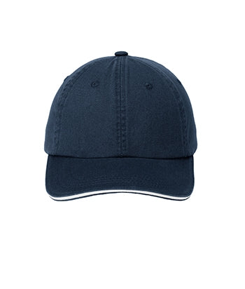 Port Authority Signature - Sandwich Bill Cap with Striped Closure. C830