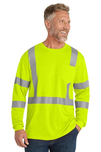 CornerStone - ANSI 107 Class 3 Mesh Long Sleeve Tee. CS203