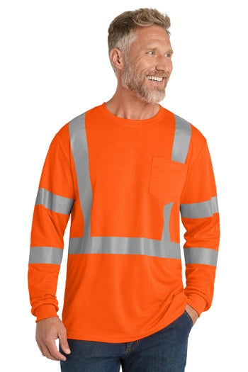 CornerStone - ANSI 107 Class 3 Mesh Long Sleeve Tee. CS203
