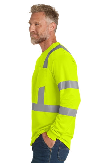 CornerStone - ANSI 107 Class 3 Mesh Long Sleeve Tee. CS203