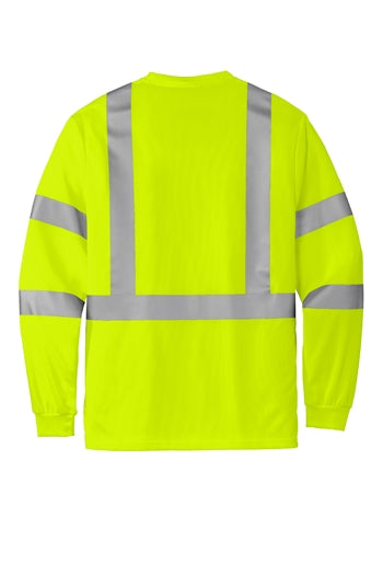 CornerStone - ANSI 107 Class 3 Mesh Long Sleeve Tee. CS203