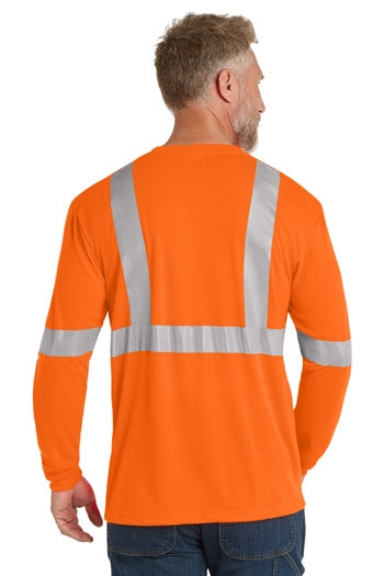 CornerStone - ANSI 107 Class 2 Long Sleeve Safety T-Shirt. CS401LS