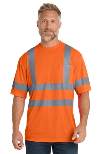 CornerStone - ANSI Class 3 Short Sleeve Snag-Resistant Reflective T-Shirt. CS408