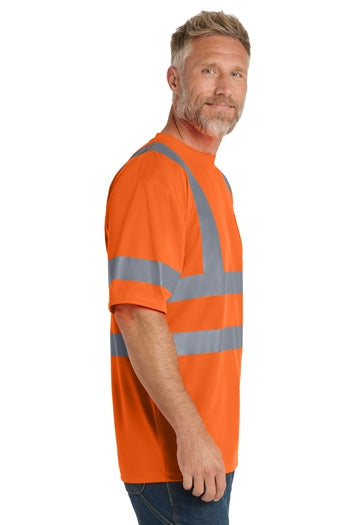 CornerStone - ANSI Class 3 Short Sleeve Snag-Resistant Reflective T-Shirt. CS408