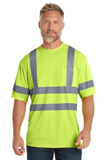 CornerStone - ANSI Class 3 Short Sleeve Snag-Resistant Reflective T-Shirt. CS408