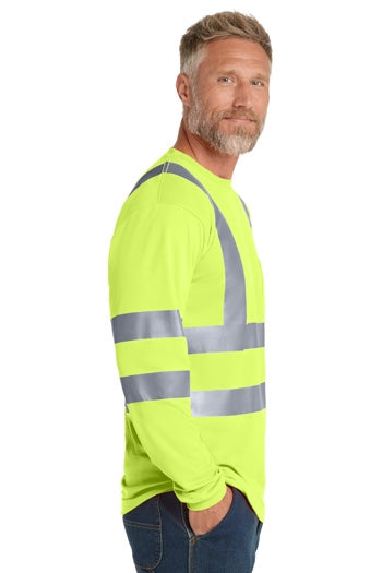 CornerStone - ANSI Class 3 Long Sleeve Snag-Resistant Reflective T-Shirt. CS409