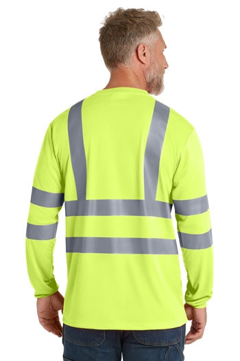 CornerStone - ANSI Class 3 Long Sleeve Snag-Resistant Reflective T-Shirt. CS409
