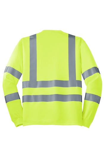 CornerStone - ANSI Class 3 Long Sleeve Snag-Resistant Reflective T-Shirt. CS409