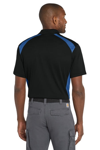 CornerStone® - Select Snag-Proof Two Way Colorblock Pocket Polo. CS416