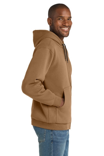 CornerStone - Heavyweight Full-Zip Hooded Sweatshirt with Thermal Lining. CS620