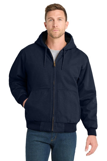 CornerStone - Washed Duck Cloth Insulated Hooded Work Jacket. CSJ41