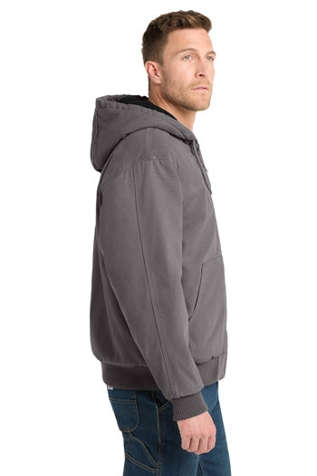 CornerStone - Washed Duck Cloth Insulated Hooded Work Jacket. CSJ41
