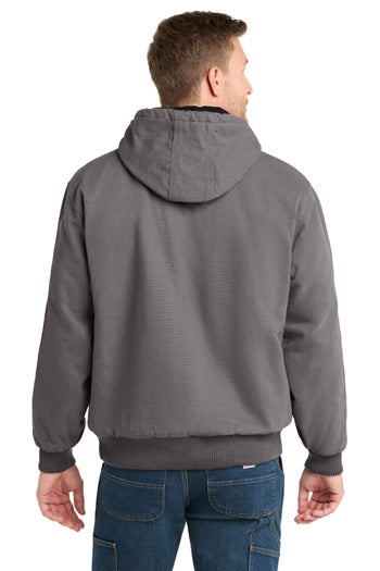 CornerStone - Washed Duck Cloth Insulated Hooded Work Jacket. CSJ41
