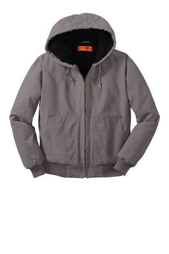 CornerStone - Washed Duck Cloth Insulated Hooded Work Jacket. CSJ41