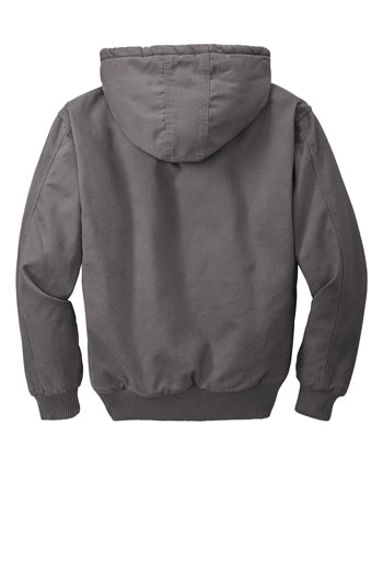 CornerStone - Washed Duck Cloth Insulated Hooded Work Jacket. CSJ41