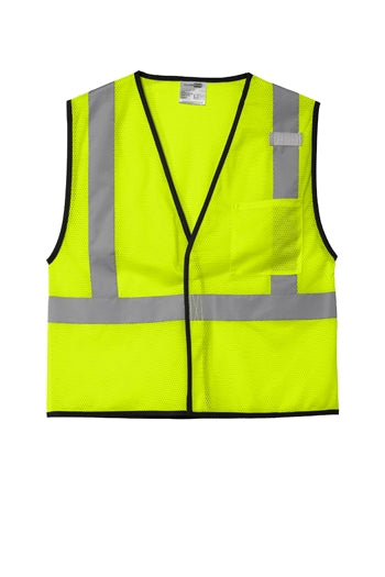 CornerStone - ANSI 107 Class 2 Economy Mesh One-Pocket Vest. CSV100