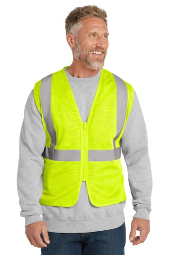 CornerStone - ANSI 107 Class 2 Economy Mesh Zippered Vest. CSV101