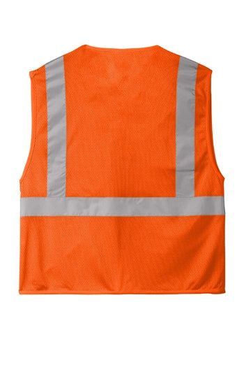 CornerStone - ANSI 107 Class 2 Economy Mesh Zippered Vest. CSV101