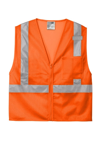 CornerStone - ANSI 107 Class 2 Mesh Zippered Vest. CSV102