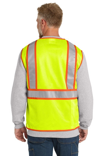 CornerStone - ANSI 107 Class 2 Surveyor Zippered Two-Tone Vest. CSV105
