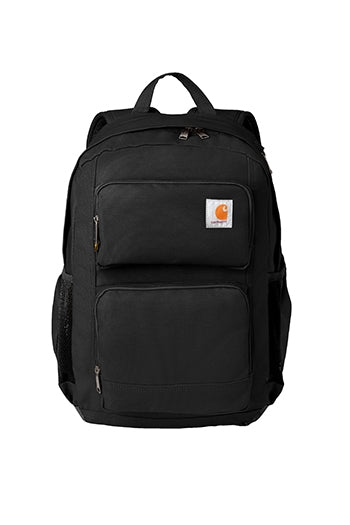 A front view of Carhartt® 28L Foundry Series Dual-Compartment Backpack.