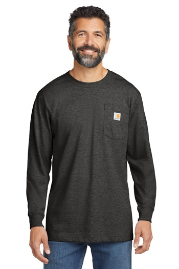 Carhartt - Men's Workwear Pocket Long Sleeve T-shirt. CTK126