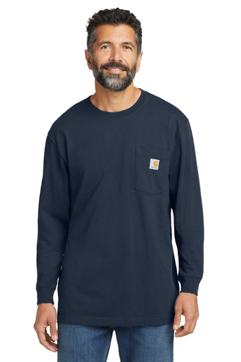 Carhartt - Men's Workwear Pocket Long Sleeve T-shirt. CTK126