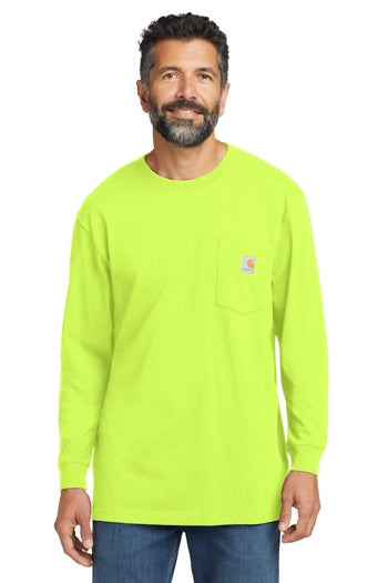 Carhartt - Men's Workwear Pocket Long Sleeve T-shirt. CTK126