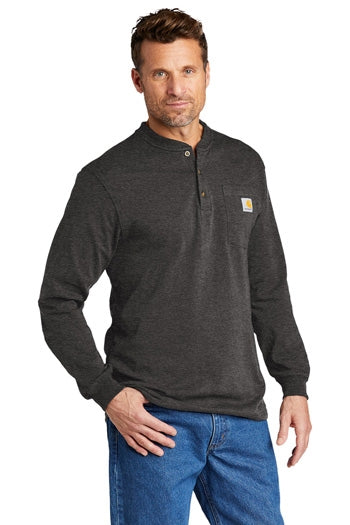 Carhartt - Long Sleeve Henley T-Shirt. CTK128