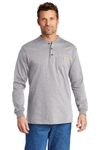 Carhartt - Long Sleeve Henley T-Shirt. CTK128