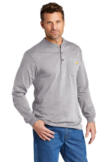 Carhartt - Long Sleeve Henley T-Shirt. CTK128
