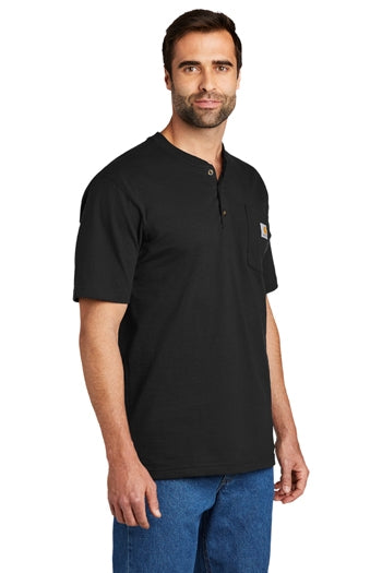 Carhartt - Short Sleeve Henley T-Shirt. CTK84