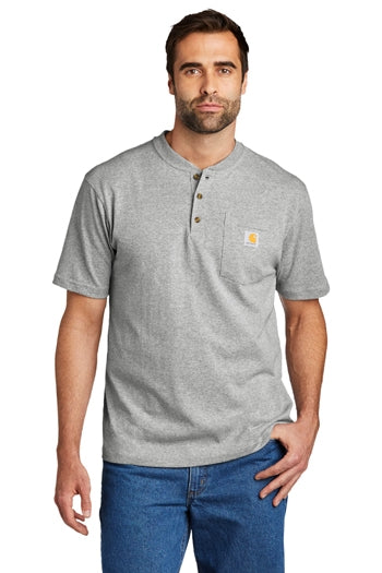 Carhartt - Short Sleeve Henley T-Shirt. CTK84