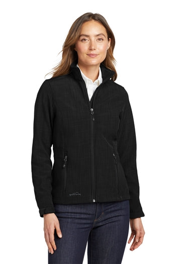 Eddie Bauer - Ladies Shaded Crosshatch Soft Shell Jacket. EB533