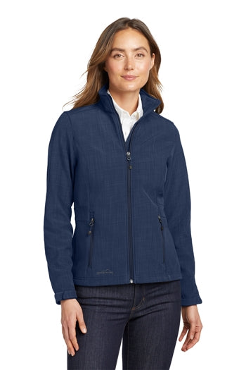 Eddie Bauer - Ladies Shaded Crosshatch Soft Shell Jacket. EB533