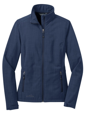Eddie Bauer - Ladies Shaded Crosshatch Soft Shell Jacket. EB533