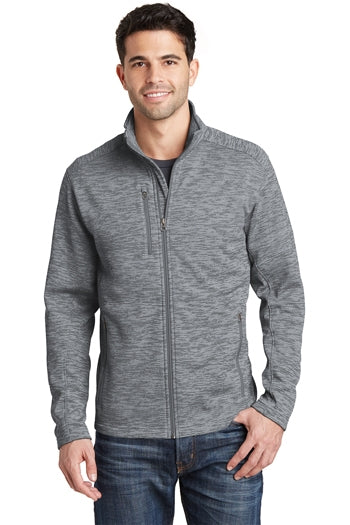 Port Authority - Digi Stripe Fleece Jacket. F231